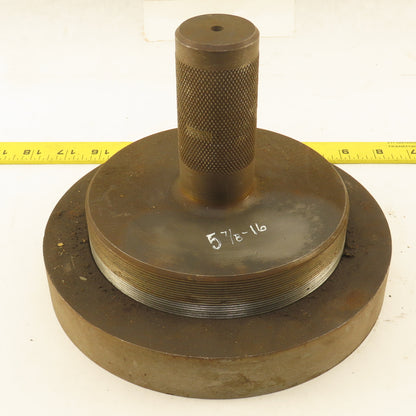5-7/8"-16 Thread Plug Gauge W/Ring