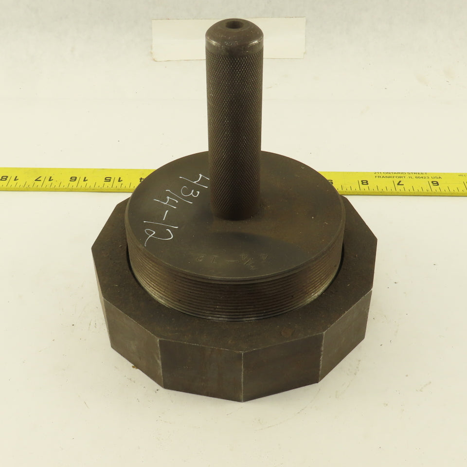 4-3/4"-12 Thread Plug Gauge W/Ring