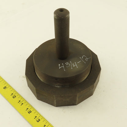 4-3/4"-12 Thread Plug Gauge W/Ring