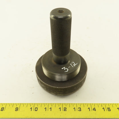 3"- 12 Thread Plug Gauge W/Ring