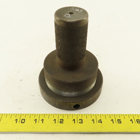 3-1/8"- 12 Thread Plug Gauge W/Ring