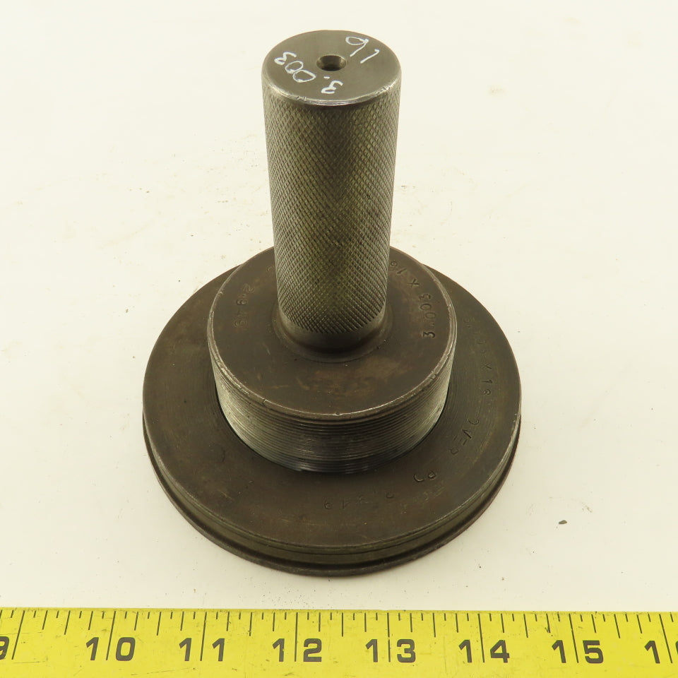 3.003"- 16 Thread Plug Gauge W/Ring PD 2.949