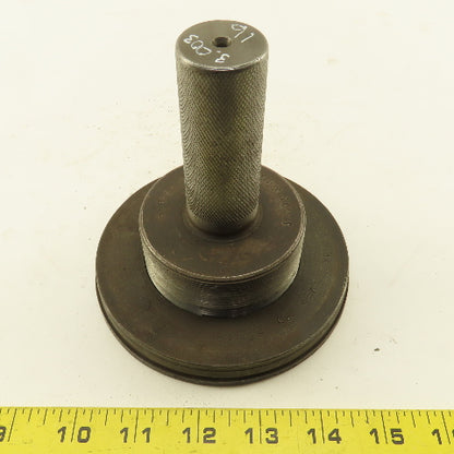3.003"- 16 Thread Plug Gauge W/Ring PD 2.949