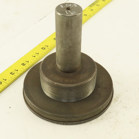 3.003"- 16 Thread Plug Gauge W/Ring PD 2.949