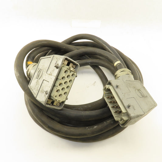 2005-T168 AWM 2464 VW-1 12 Pin Male 12 Pin Female Robot Cable 42'