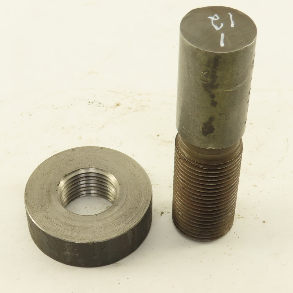 1"-12 Left Hand Thread Plug Gauge W/Ring