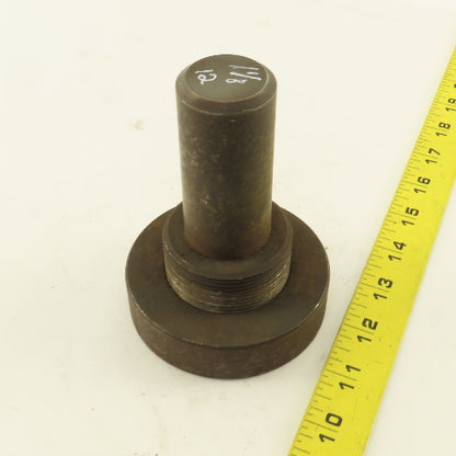1-1/8"-12 Left Hand Thread Plug Gauge W/Ring