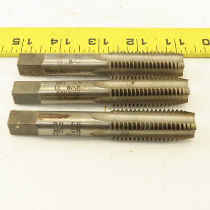 Besly Taps 11/16"-11 NF HSS Straight Flute Bottoming Hand Tap NOS Lot Of 3