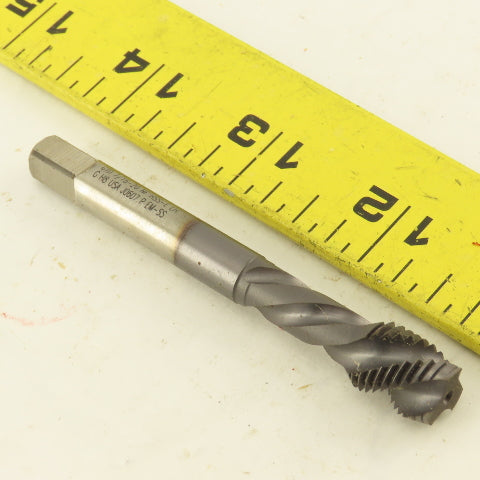 Greenfield GTD 7/16"-20 3 Flute Twist Right Hand Bottoming Tap TiCN Coated