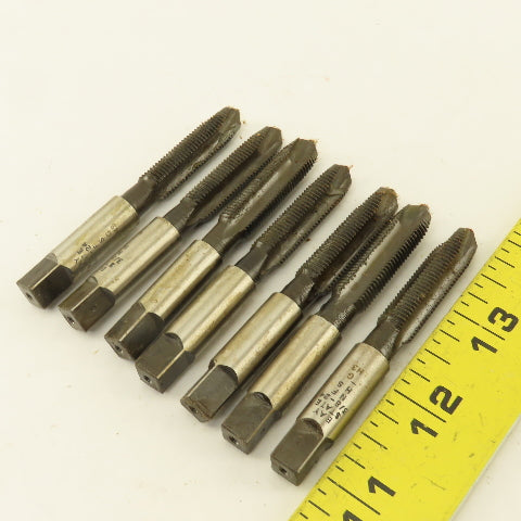 Bay State Tap & Die 3/8"-24 NF H-3 Flute Spiral Point Hand Tap NOS Lot Of 7