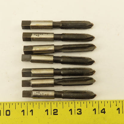 Bay State Tap & Die 3/8"-24 NF H-3 Flute Spiral Point Hand Tap NOS Lot Of 7