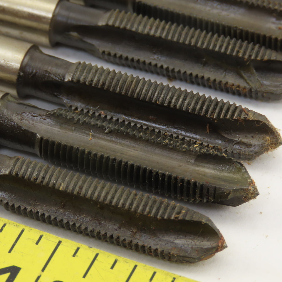 Bay State Tap & Die 3/8"-24 NF H-3 Flute Spiral Point Hand Tap NOS Lot Of 7