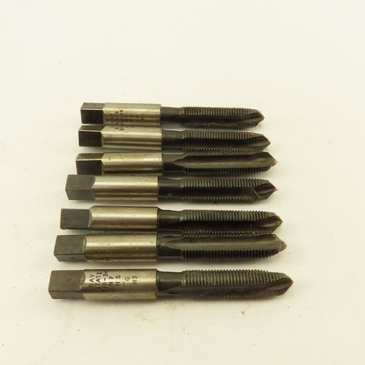 Bay State Tap & Die 3/8"-24 NF H-3 Flute Spiral Point Hand Tap NOS Lot Of 7