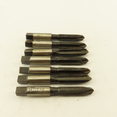 Bay State Tap & Die 3/8"-24 NF H-3 Flute Spiral Point Hand Tap NOS Lot Of 7