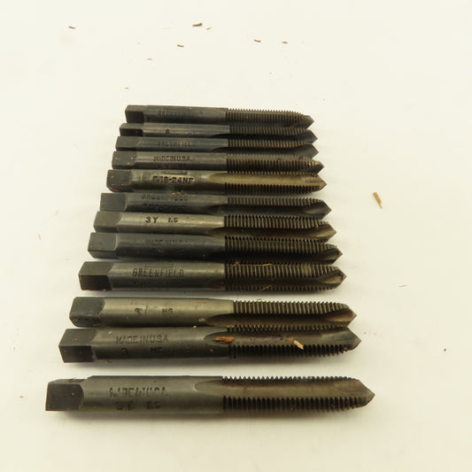 Greenfield GTD 5/16"-24 NF H-2 Straight Flute Hand Tap NOS Lot Of 12