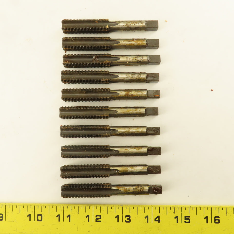 Bay State Tap & Die No. 903 1/2"-20 NF H-3 Straight Flute Hand Tap NOS Lot Of 10