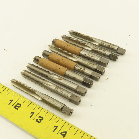 Besly 5/16"-24 NF Straight Flute Tapered And Bottoming Hand Tap NOS Lot Of 9