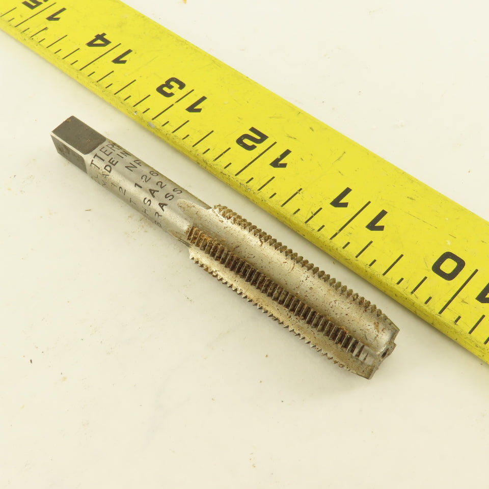 Butterfield 1/2"-20 NF Straight Flute Hand Tap For Threading Brass
