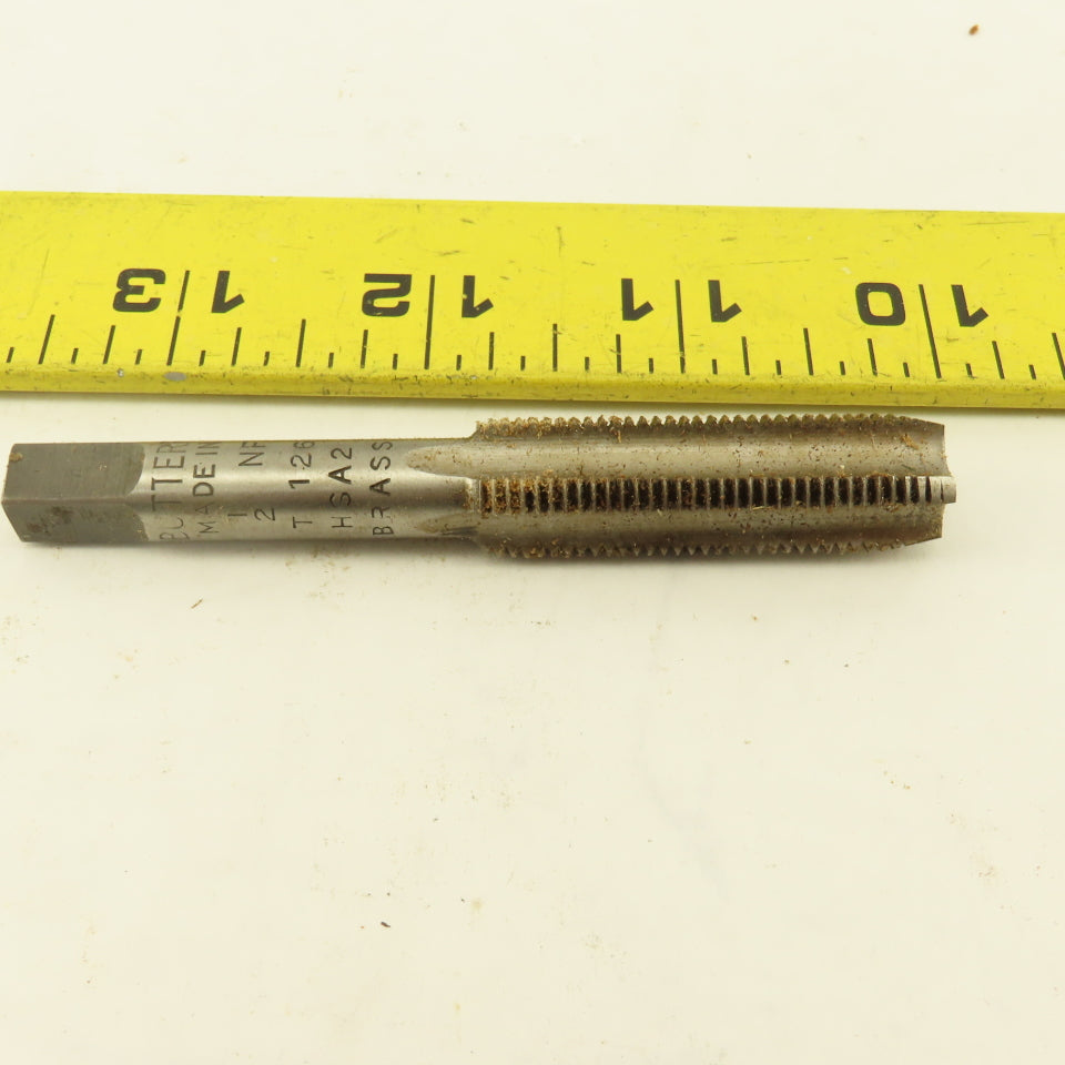 Butterfield 1/2"-20 NF Straight Flute Hand Tap For Threading Brass
