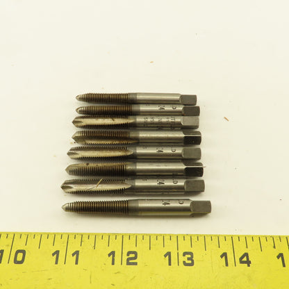 Butterfield 5/16"-24 NF Straight Flute Plug Hand Tap Lot Of 8