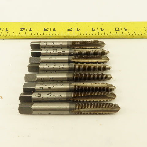 Butterfield 5/16"-24 NF Straight Flute Plug Hand Tap Lot Of 8