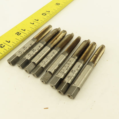 Butterfield 5/16"-24 NF Straight Flute Plug Hand Tap Lot Of 8