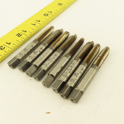 Butterfield 5/16"-24 NF Straight Flute Plug Hand Tap Lot Of 8