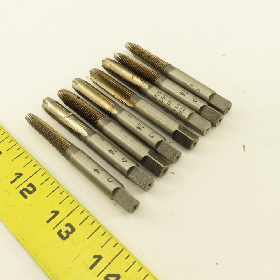 Butterfield 5/16"-24 NF Straight Flute Plug Hand Tap Lot Of 8