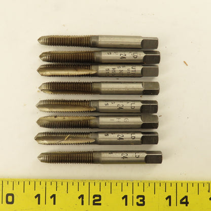 Butterfield 5/16"-24 NF Straight Flute Plug Hand Tap Lot Of 8