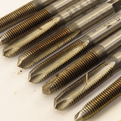 Butterfield 5/16"-24 NF Straight Flute Plug Hand Tap Lot Of 8