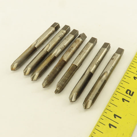 Vermont 5/16"-24 NF Straight Flute Spiral Point Hand Tap Lot Of 7