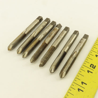 Vermont 5/16"-24 NF Straight Flute Spiral Point Hand Tap Lot Of 7