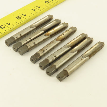 Vermont 5/16"-24 NF Straight Flute Spiral Point Hand Tap Lot Of 7
