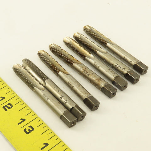 Vermont 5/16"-24 NF Straight Flute Spiral Point Hand Tap Lot Of 7