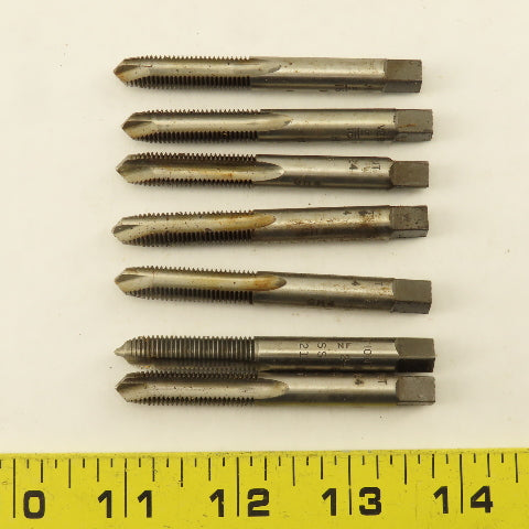 Vermont 5/16"-24 NF Straight Flute Spiral Point Hand Tap Lot Of 7