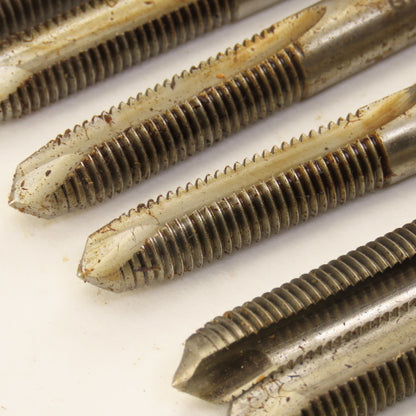 Vermont 5/16"-24 NF Straight Flute Spiral Point Hand Tap Lot Of 7