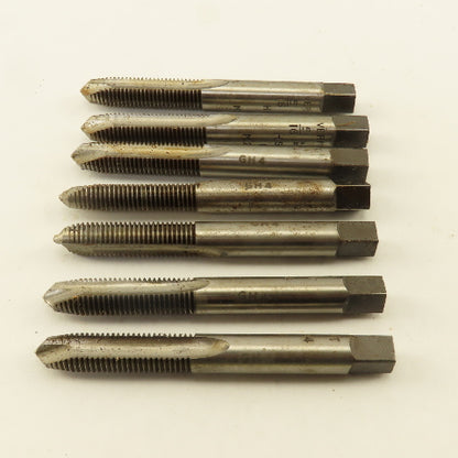 Vermont 5/16"-24 NF Straight Flute Spiral Point Hand Tap Lot Of 7
