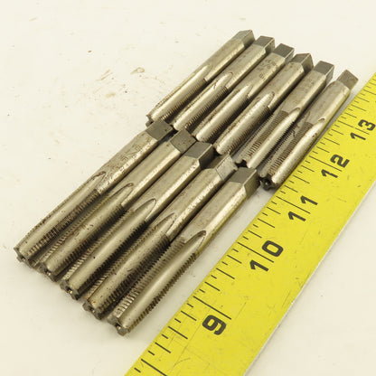 Vermont 3/8"-24 NF Straight Flute Bottoming Tapered Hand Tap Lot Of 11
