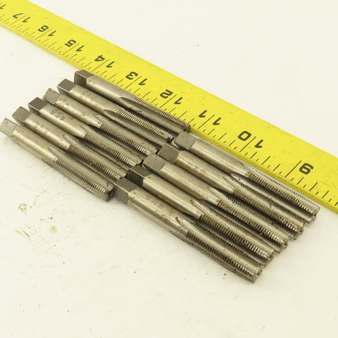 Vermont 3/8"-24 NF Straight Flute Bottoming Tapered Hand Tap Lot Of 11