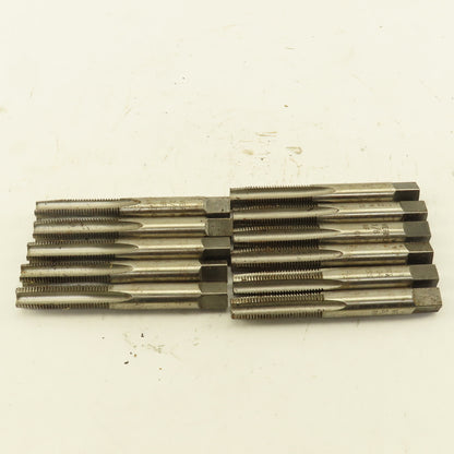 Vermont 3/8"-24 NF Straight Flute Bottoming Tapered Hand Tap Lot Of 11