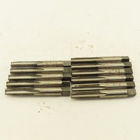 Vermont 3/8"-24 NF Straight Flute Bottoming Tapered Hand Tap Lot Of 11