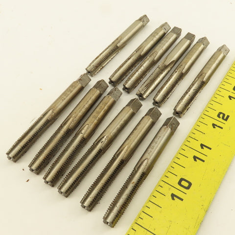 Vermont 5/16"-24  NF Straight Flute Bottoming Tapered Hand Tap Lot Of 12