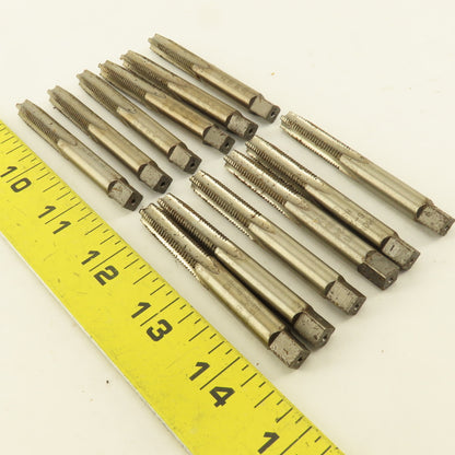 Vermont 5/16"-24  NF Straight Flute Bottoming Tapered Hand Tap Lot Of 12