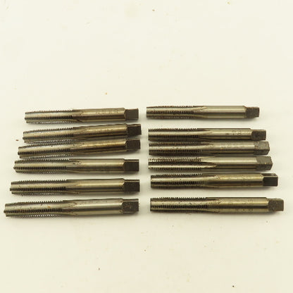 Vermont 5/16"-24  NF Straight Flute Bottoming Tapered Hand Tap Lot Of 12
