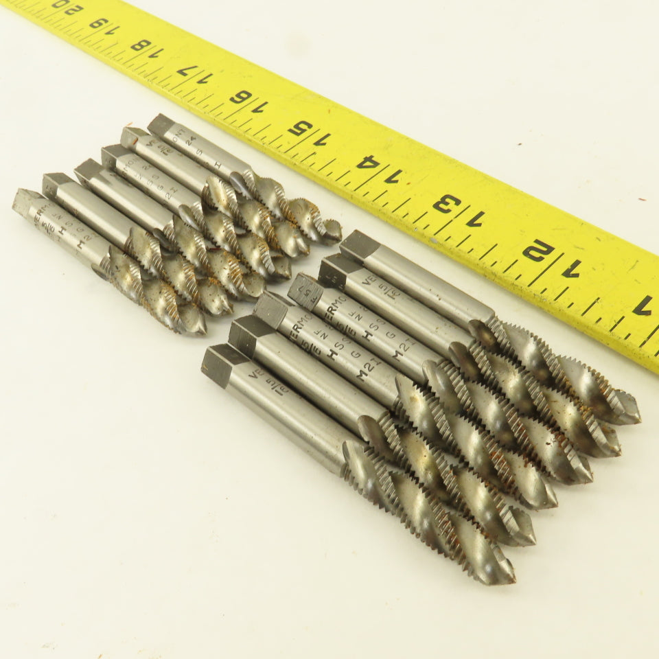 Vermont 5/16"-24 NF Spiral Flute Tapered Plug Hand Tap Lot Of 12