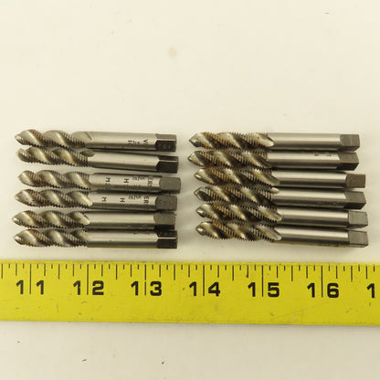 Vermont 5/16"-24 NF Spiral Flute Tapered Plug Hand Tap Lot Of 12