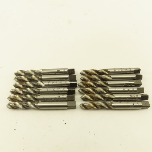 Vermont 5/16"-24 NF Spiral Flute Tapered Plug Hand Tap Lot Of 12