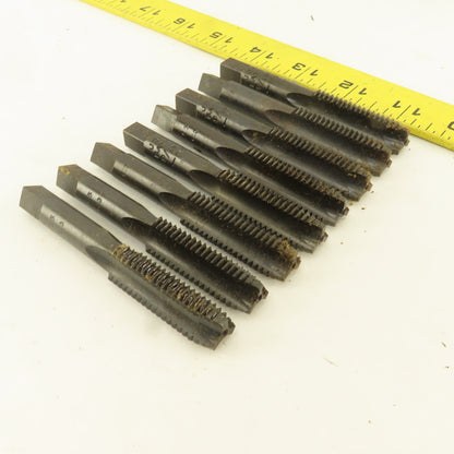 John Bath & Co. 9/16"-12 NF Straight Flute Tapered Plug Hand Tap Lot Of 8