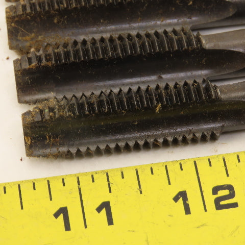 John Bath & Co. 9/16"-12 NF Straight Flute Tapered Plug Hand Tap Lot Of 8