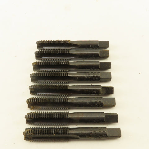 John Bath & Co. 9/16"-12 NF Straight Flute Tapered Plug Hand Tap Lot Of 8